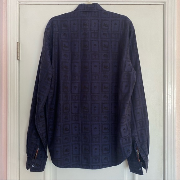 ROBERT GRAHAM 'A MAN'S HAT' SHIRT SIZE LT - Picture 3 of 9